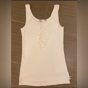 Prana Alba tank top white Sz small EUC